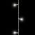   Fényfüzér - 50 db LED - hidegfehér - hálózati - 5 m - 8 program