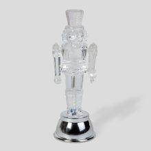 LED-es ólomkatona dekoráció - RGB LED - 15 x 5 x 5 cm - elemes