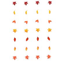 Őszi dekoráció - hulló falevelek - felakasztható - 2,1 m - 4 db / csomag