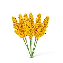 Őszi dekoráció - köles ág - 2 féle - 18,6 cm - 6 db / csomag