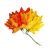 Őszi dekoráció - falevelek - 28 cm - 9 db / csomag