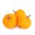   Őszi dekoráció - tök szett - csipeszes - narancssárga - 3 db / csomag