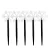   Karácsonyi lámpa - 5 LED - jégkristály - 34,5 cm - melegfehér - 3 X AA