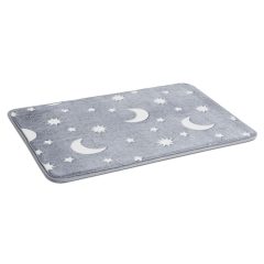   Világító szőnyeg - szürke, foszforeszkáló - 60 x 40 cm