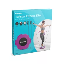 Twister fitnesz korong - gumi kötéllel - 29 cm