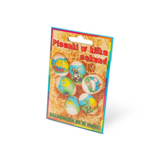 Húsvéti dekoráció - tojás matrica szett - 12 db / csomag