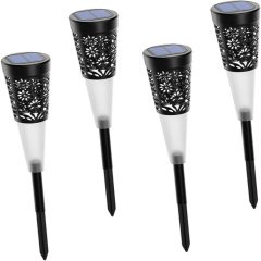   LED szolár lámpa - 5 LED - leszúrható - 600  - 4 db / csomag