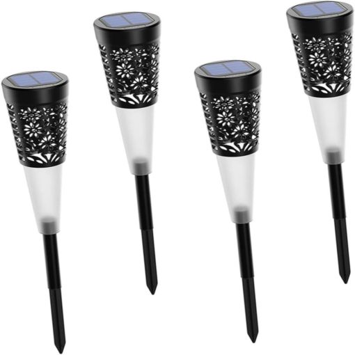 LED szolár lámpa - 5 LED - leszúrható - 600  - 4 db / csomag