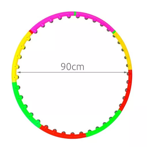Masszírozó hulahopp karika - 90 cm
