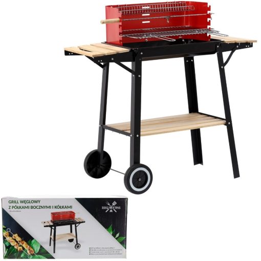 Grillsütő kerekekkel - 93 x 42 x 84 cm