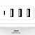WinningStar - Kocka elosztó - 8-as + 3 x USB + 1 x Type-C - 3 m