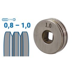   25x7,25x7,2 mm V profilú huzalelőtoló görgő: 0,8-1,0 (MIG/MMA 160 D; MIG/MMA 160 SYN)