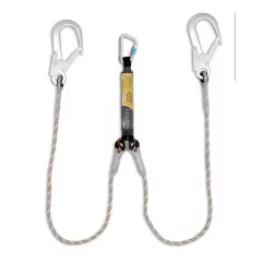   Energiaelnyelő Irudek 373 + 3 acél karabiner, szürke/fekete, 140cm