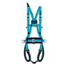 Testheveder Irudek Light 4 5 pontos, kék/fekete, S-M