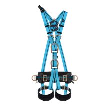 Testheveder Irudek Light 11 párnázott lábhurok, kék/fekete, universal