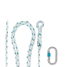 Kötél Irudek COBRA 14mm átmérő, fehér/kék/fekete, 20m