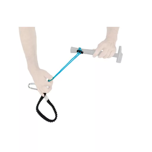 Szerszámtartó kötél, IRUDEK PRS1, rugalmas hosszúság 90-125cm, kék/fekete