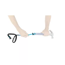 Szerszámtartó kötél, IRUDEK PRS1, rugalmas hosszúság 90-125cm, kék/fekete