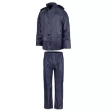 Esőkabát és nadrág PE-PVC 80cm hosszú TOP AMAZON SET G, zöld, 3XL