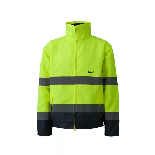 Dzseki jól láthatósági 2:1 (100%poliészter) TOP BUZZARD Y, fluo sárga, M