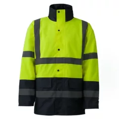   Télikabát jólláthatósági vízhatlan (100%poliészter) TOP EAGLE Y, fluo srága, 5XL