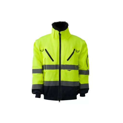 Pilóta Dzseki 4:1 (55%pamut) TOP FALCON FLUO, fluo sárga/sötétkék, M