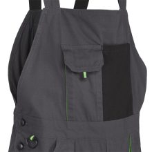 Nadrág kantáros (100%pamut) TOP GREEN 100 BIBPANTS, green, XL