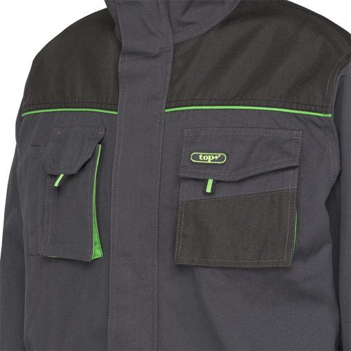 Munkakabát (100%pamut) TOP GREEN 100 JACKET, green, 4XL