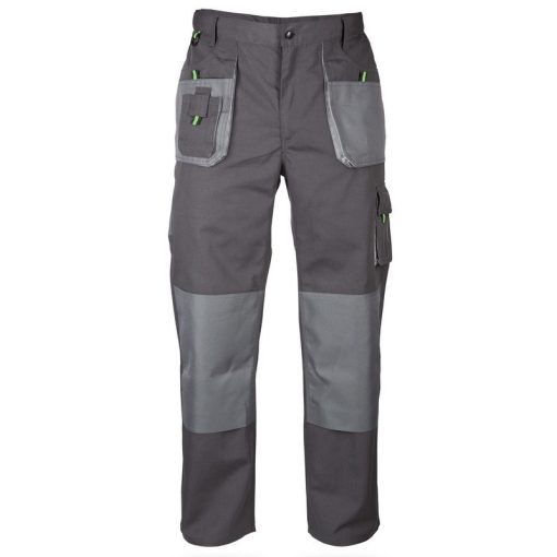 Nadrág derekas (65%poliészter 35%pamut) TOP GREEN PANTS, szürke, M