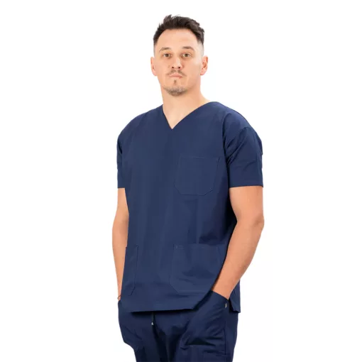 TOP MEDORA férfi orvosi felső navy S