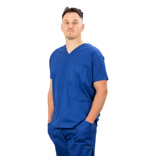 TOP MEDORA férfi orvosi felső fehér M