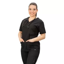 TOP MEDORA női orvosi felső szürke 3XL