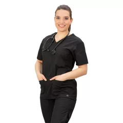 TOP MEDORA női orvosi felső szürke 4XL