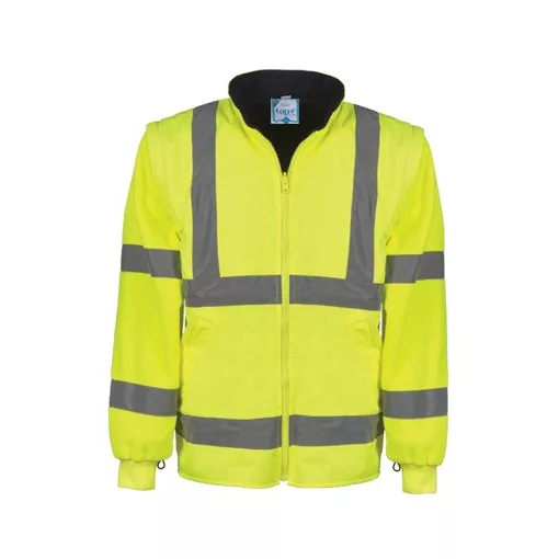 Télikabát multifunkcionális (100%poliészter) TOP MULTI FLUO-Y, fluo sárga, 4XL