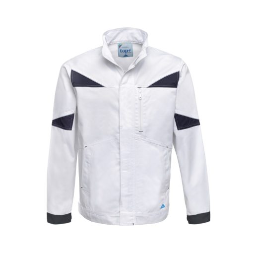 Munkakabát állítható mandzsetta/derék (65%poliészter) TOP NOVA, szürke, 3XL