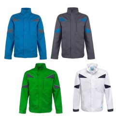   Munkakabát állítható mandzsetta/derék (65%poliészter) TOP NOVA, királykék, 2XL