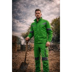   Munkaruha set TOP NOVA kabát és derekas nadrág, zöld, 2XL