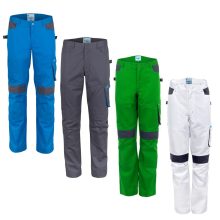 Munkanadrág derekas multifunkciós zseb (65%poliészter) TOP NOVA, fehér, 2XL