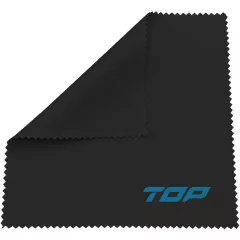   TOP OPTICLOTH tisztítókendő szemüvegekhez, 10db/csomag, fekete