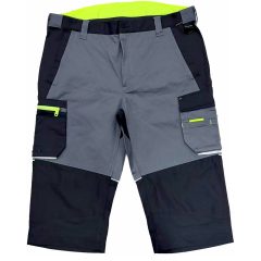 TOP PHOENIX CO2D ST rövidnadrág, black/grey/fluo yellow, S