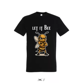 Póló (méhecske mintával Let it Bee) kereknyakú TOP