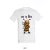   Póló (méhecske mintával Let it Bee) kereknyakú TOP, white, S