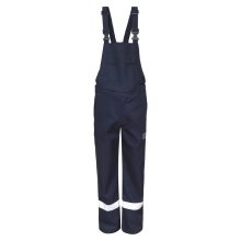 Nadrág kantáros lángálló TOP PRO FLAME RF-BP navy, 2XL