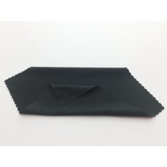   Szemüveg törlőkendő 15x15cm 12db/csomag (100%poliészter) TOP, fekete
