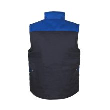 TOP VEST THUNDER bélelt mellény, 80% poliészter, 20% pamut, multifunkciós zsebek, sötétkék, 2XL