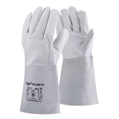   TOP WELDING CW hegesztőkesztyű, 15 cm bivalybőr mandzsetta, szürke