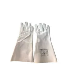 TOP WELDING CW hegesztőkesztyű, 15 cm bivalybőr mandzsetta, szürke