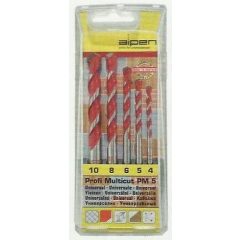 ALPEN Kőzetfúró készlet 5 részes univerzális