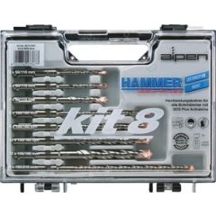 ALPEN Kőzetfúró készlet 8 részes SDS-PLUS