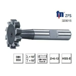 ZPS Íves reteszhoronymaró 10,5x3x6x50 mm Z=6 Hss-E